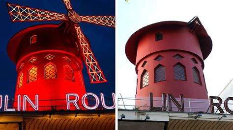 rtggallery|Sails of iconic Paris cabaret club Moulin Rouge fell off overnight.